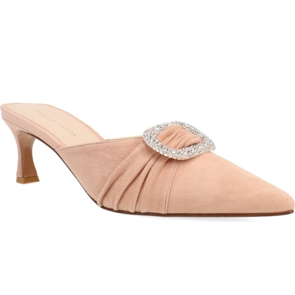 Pelle Moda Cheri Pointed Toe Mule (Women), 6, BLUSH - Picture 4 of 10
